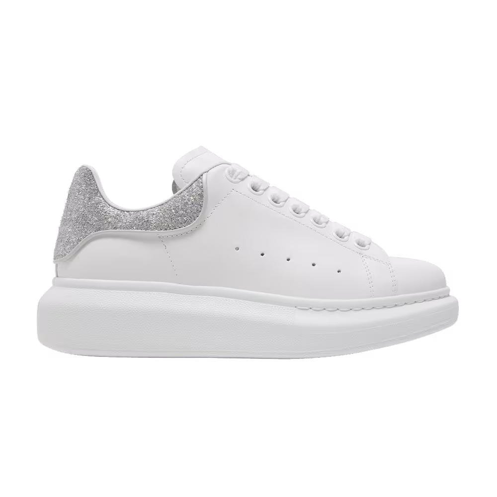 Alexander McQueen Women's Oversized Sneaker White Holographic