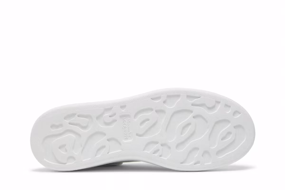 Alexander McQueen Women's Oversized Sneaker White Holographic, view 5
