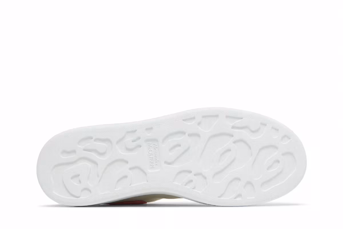 Alexander McQueen Women's Oversized Sneaker White Pastel Pink, view 5