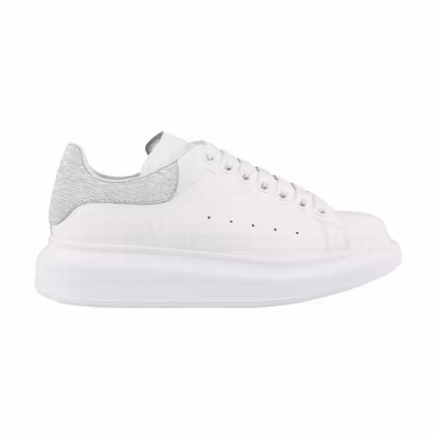 Alexander McQueen Wmns Oversized Sneaker 'White Silver'