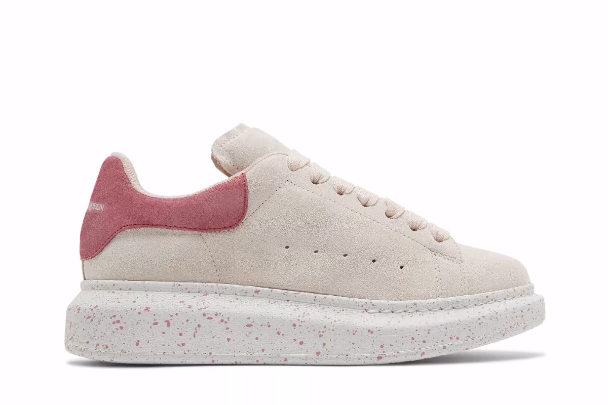 Alexander McQueen Women's Oversized Sneaker Tea Rose, view 2