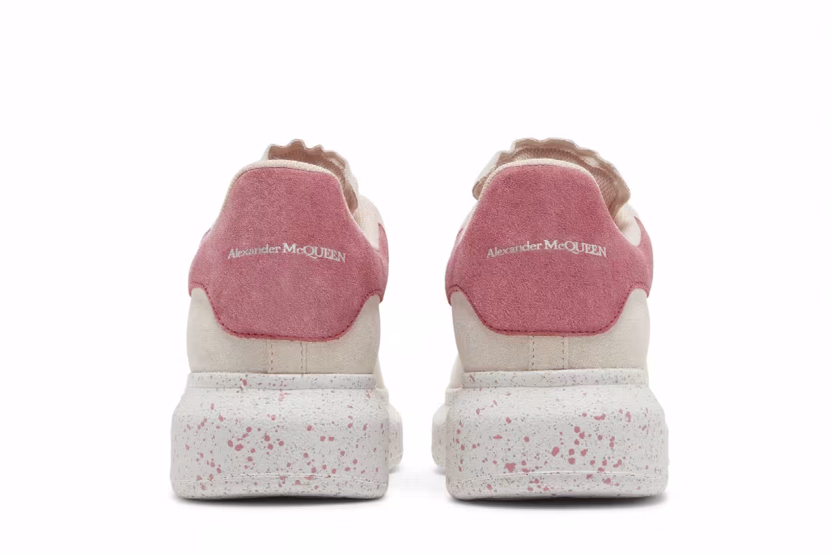 Alexander McQueen Women's Oversized Sneaker Tea Rose, view 7