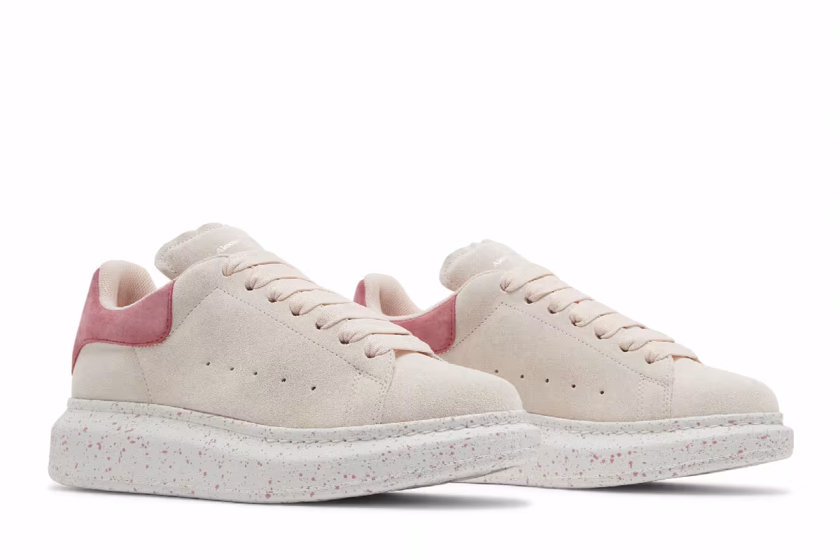 Alexander McQueen Women's Oversized Sneaker Tea Rose, view 9
