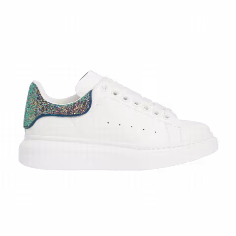 Alexander McQueen Wmns Oversized Sneaker 'White Glitter'