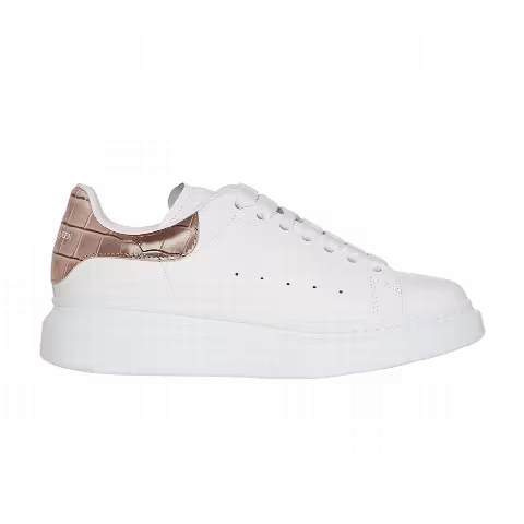 Alexander McQueen Wmns Oversized Sneaker 'Burnt Pink Crocodile'
