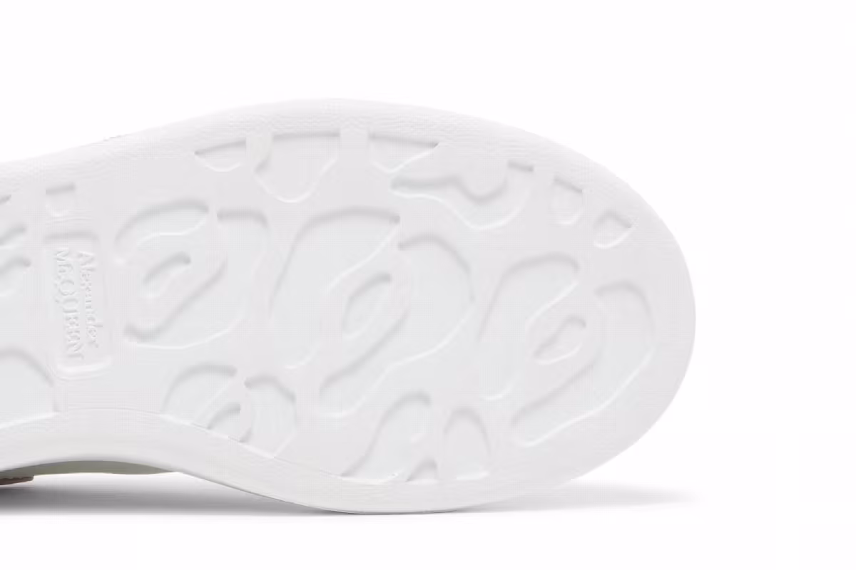 Alexander McQueen Women's Oversized Sneaker White Porcelain, view 6