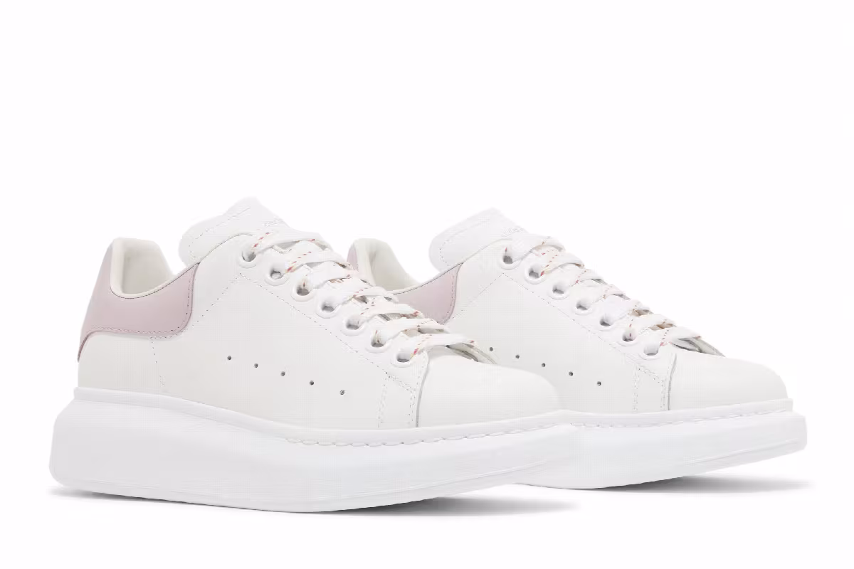 Alexander McQueen Women's Oversized Sneaker White Porcelain, view 9