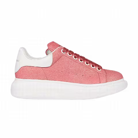 Alexander McQueen Wmns Oversized Sneaker 'Bright Glitter - Magnolia'