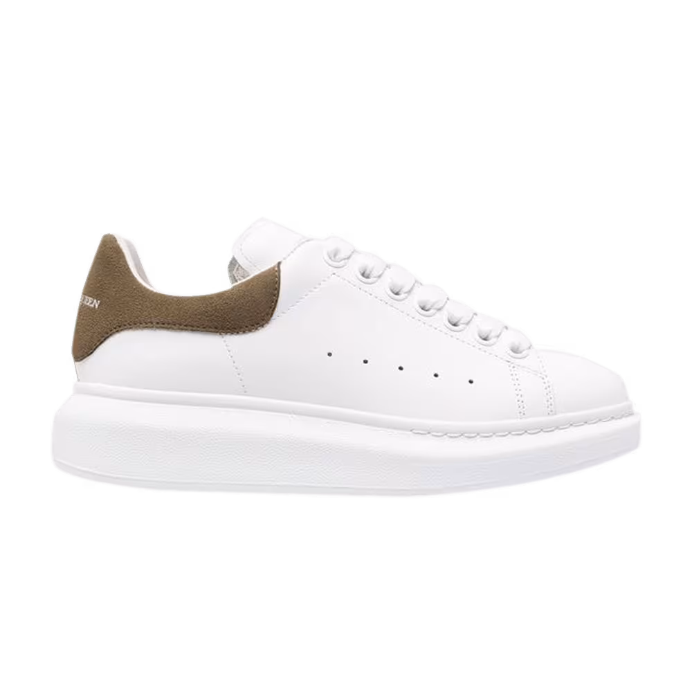Alexander McQueen Women's Oversized Sneaker White New Khaki