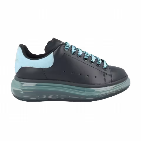 Alexander McQueen Wmns Oversized Low Sneaker 'Black Aqua'