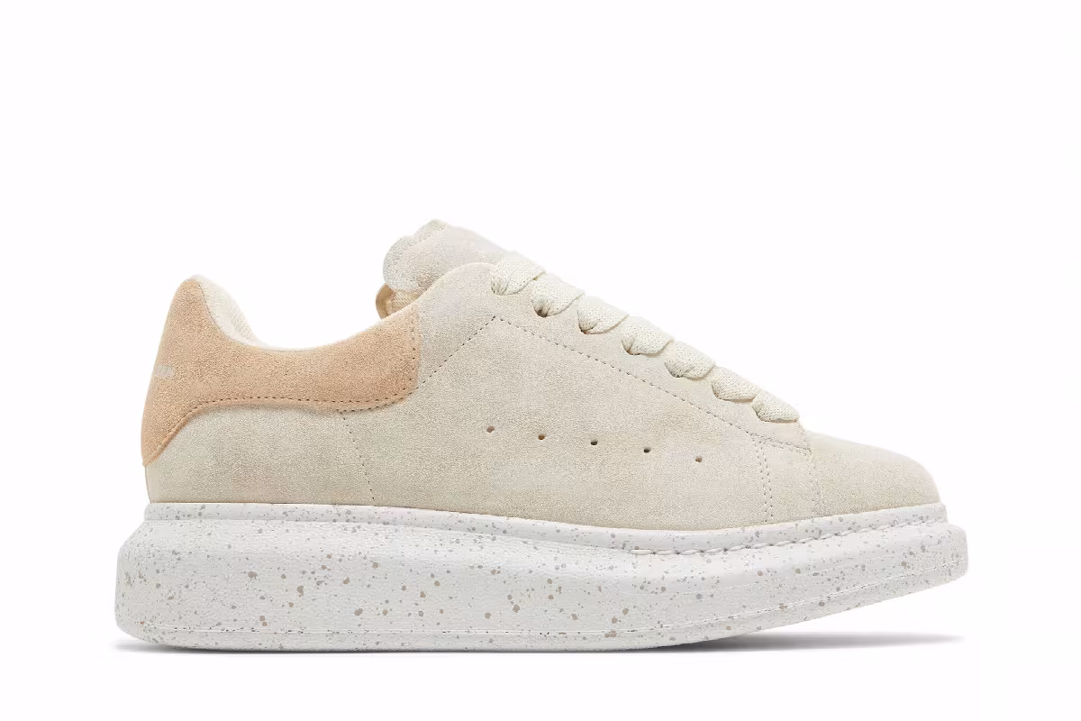 Alexander McQueen Women's Oversized Sneaker Bone, view 2