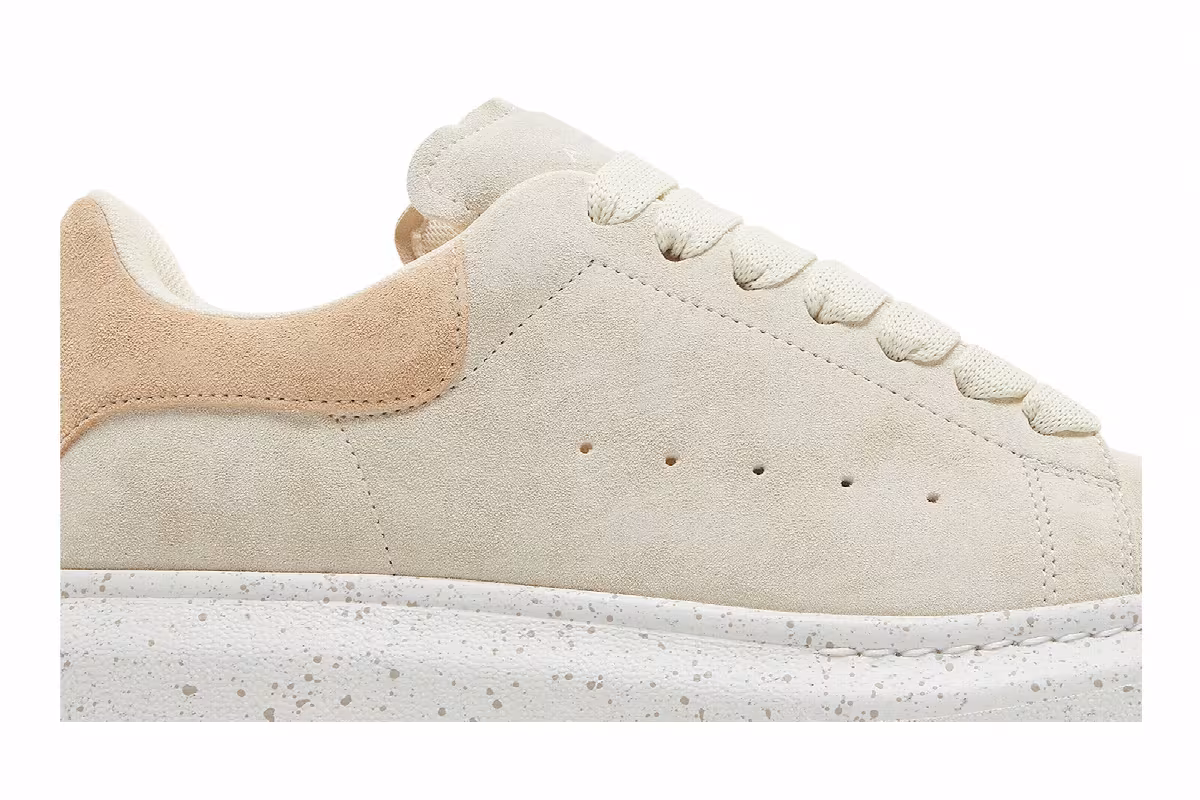 Alexander McQueen Women's Oversized Sneaker Bone, view 3
