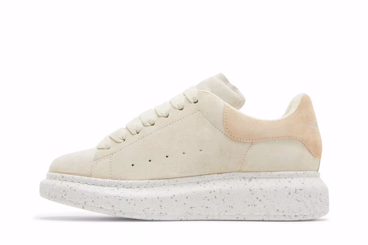 Alexander McQueen Women's Oversized Sneaker Bone, view 4