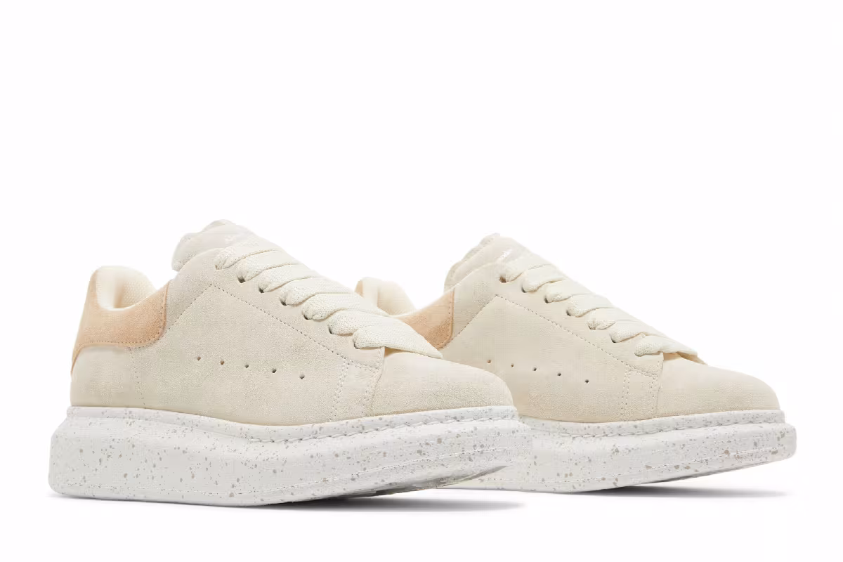 Alexander McQueen Women's Oversized Sneaker Bone, view 9