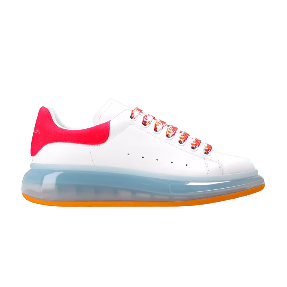 Alexander McQueen Women's Oversized Sneaker White Pink