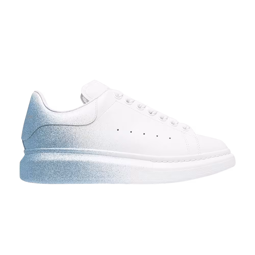 Alexander McQueen Women's Oversized Sneaker White Pastel Sky