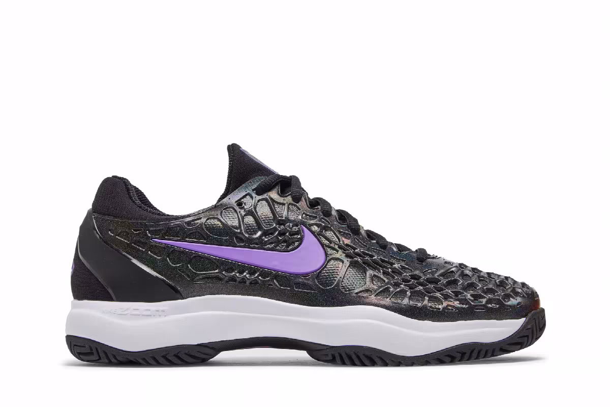 Nike Zoom Cage 3 HC SLK Black Bright Violet, view 2