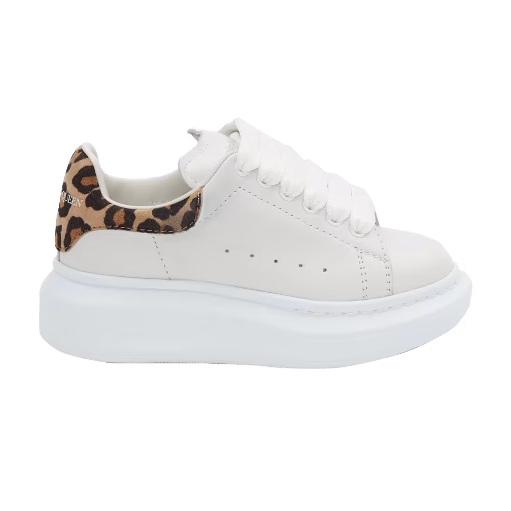 Alexander McQueen Oversized Sneaker Kids Leopard