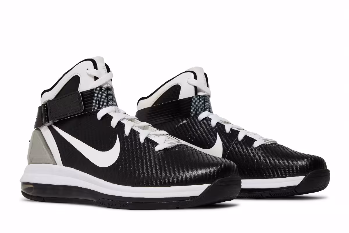 Nike Hyperdunk 2010 TB Black White, view 9