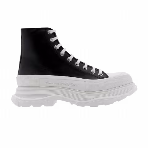 Alexander McQueen Tread Slick Boots 'Black White'