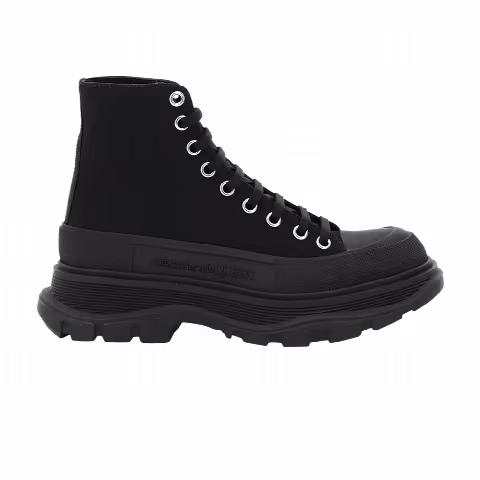 Alexander McQueen Wmns Tread Slick Boots 'Triple Black'