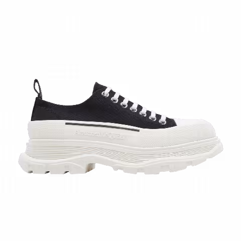 Alexander McQueen Tread Slick Lace Up 'Black White'