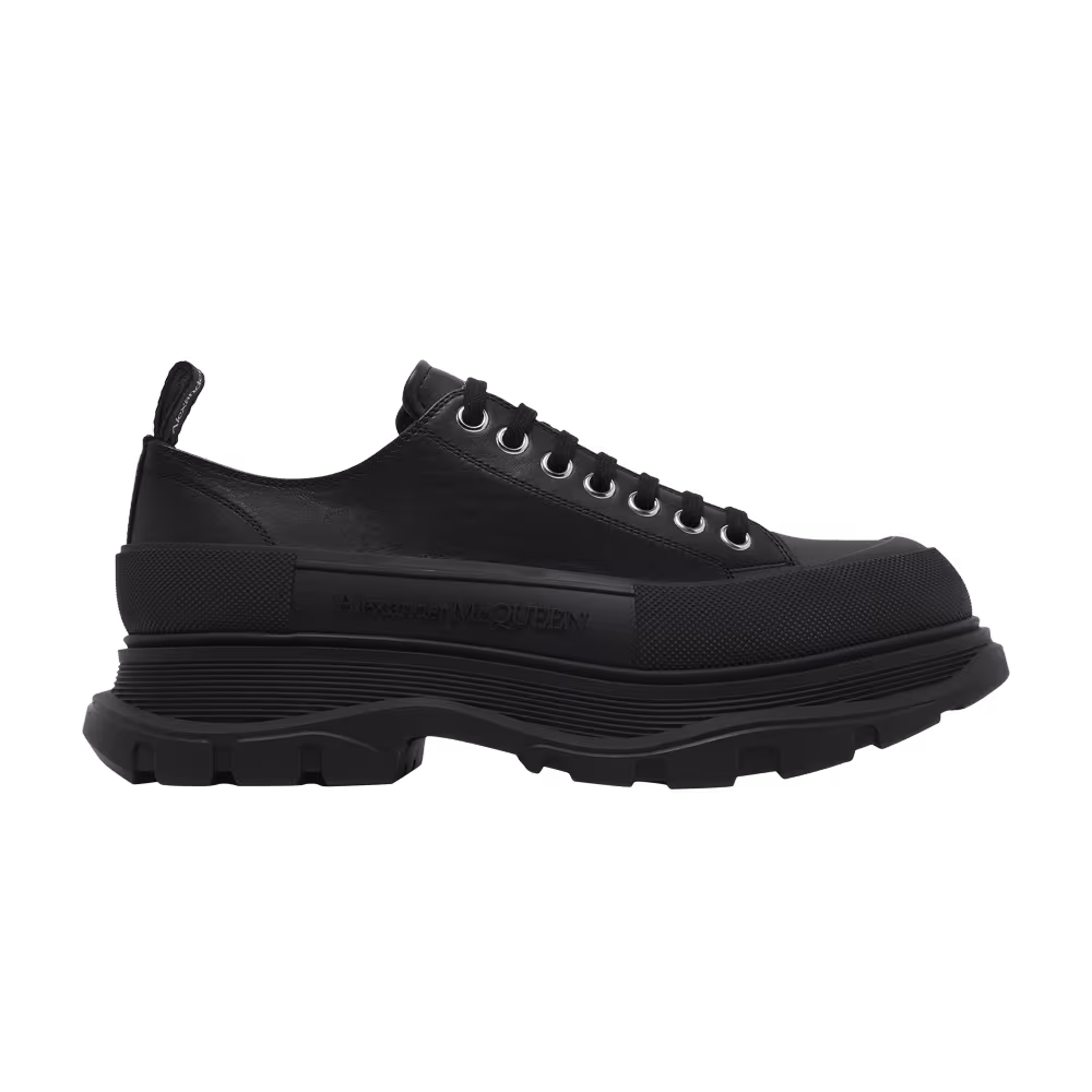 Alexander McQueen Tread Slick Lace Up Black