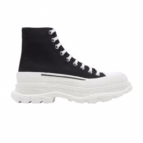 Alexander McQueen Tread Slick Boots 'Black White'