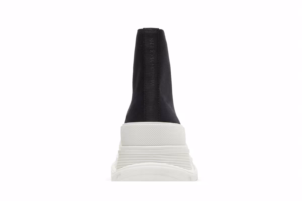 Alexander McQueen Tread Slick Boots Black White, view 8