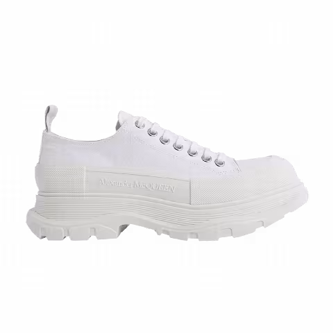 Alexander McQueen Tread Slick Lace Up 'Triple White'