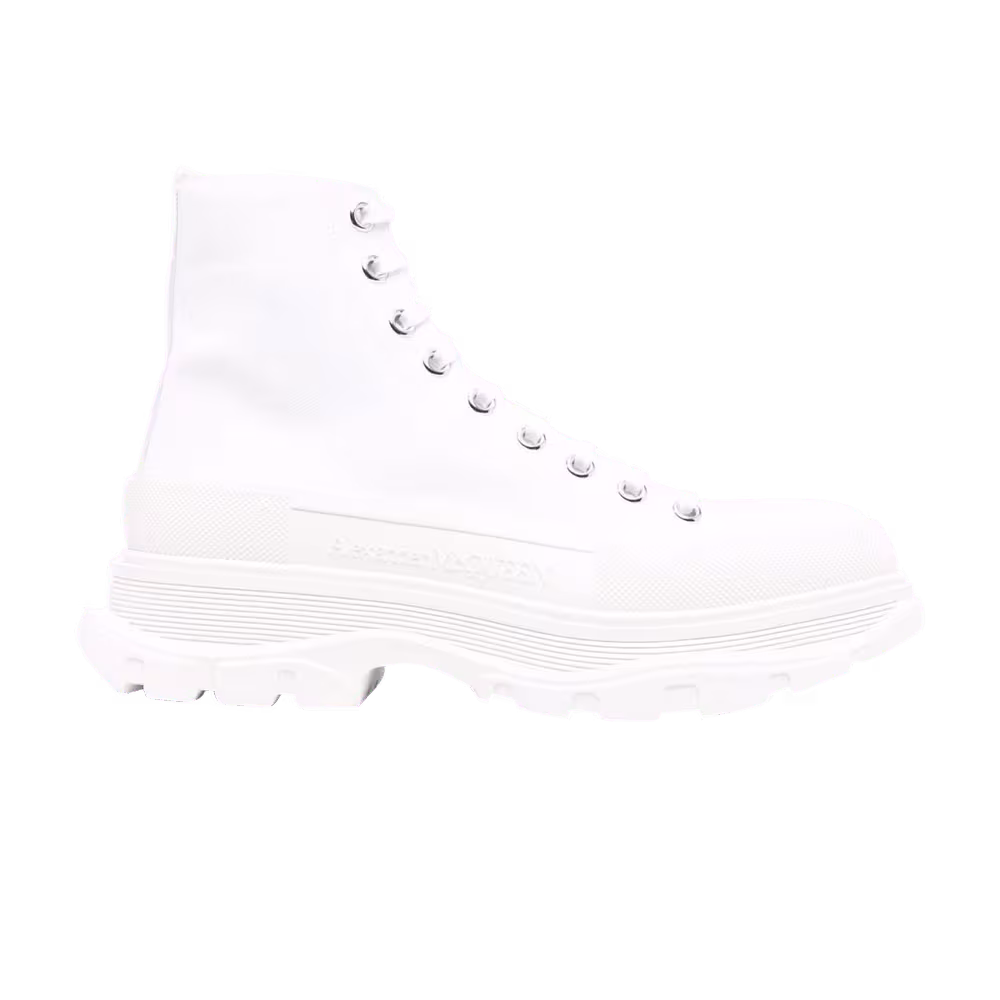 Alexander McQueen Tread Slick Boots White