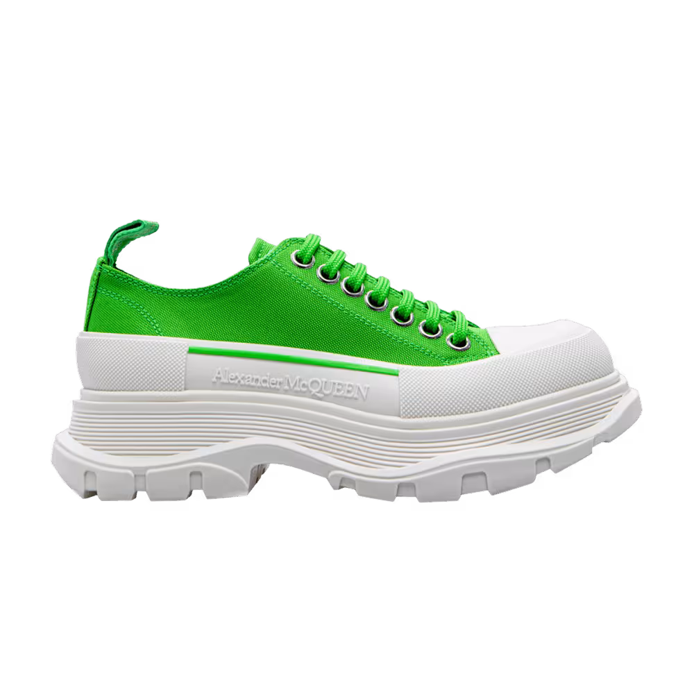 Alexander McQueen Women's Tread Slick Lace Up Green