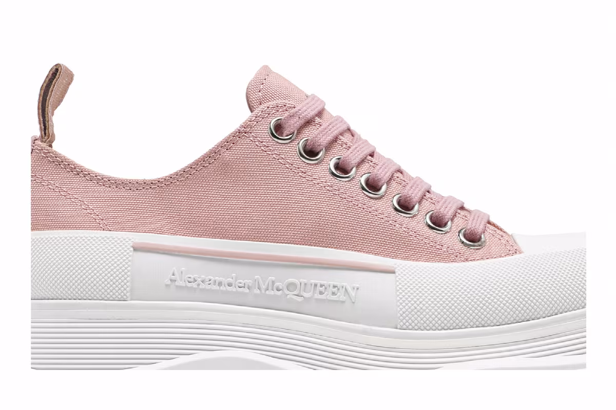 Alexander McQueen Women's Tread Slick Lace Up Magnolia, view 3