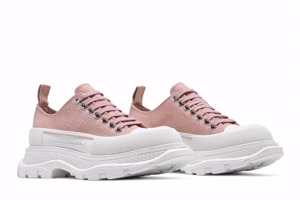 Alexander McQueen Women's Tread Slick Lace Up Magnolia, view 9