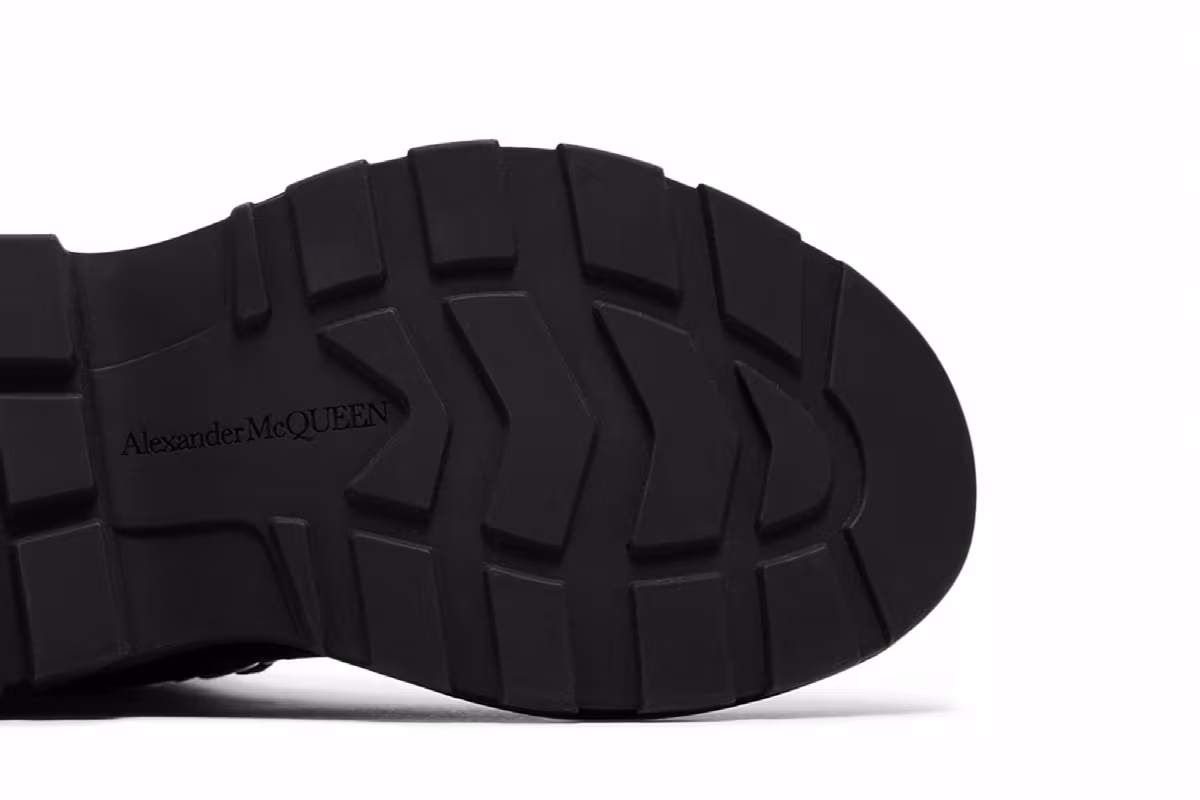 Alexander McQueen Women's Tread Slick Boot Black, view 6