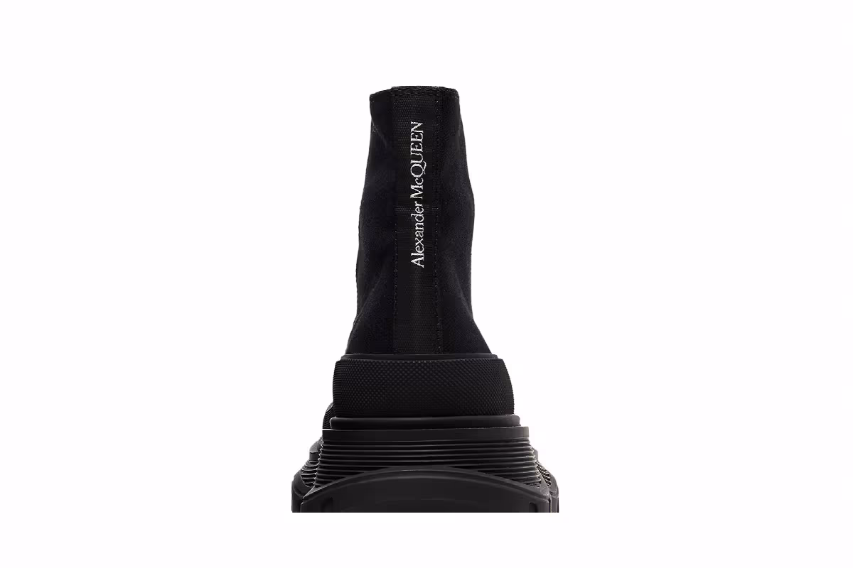 Alexander McQueen Women's Tread Slick Boot Black, view 8