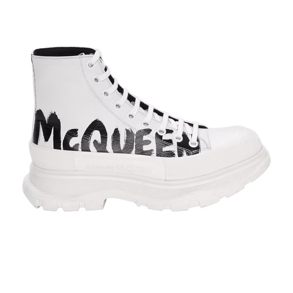 Alexander McQueen Tread Slick Boot Optic White