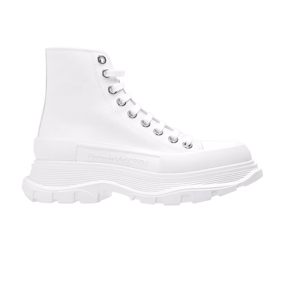 Alexander McQueen Women's Tread Slick Boots White