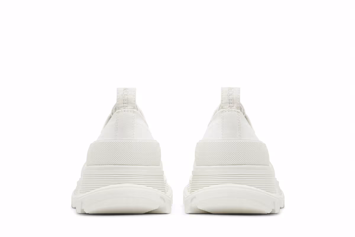 Alexander McQueen Tread Slick Lace Up White, view 7