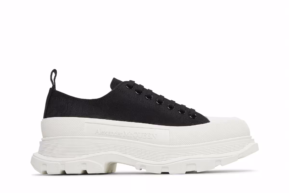 Alexander McQueen Tread Slick Black Off White, view 2