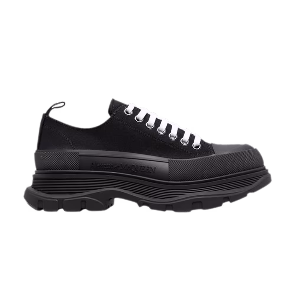 Alexander McQueen Tread Slick Lace Up Black