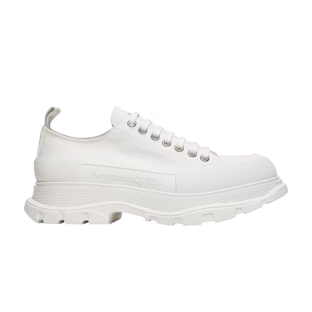 Alexander McQueen Tread Slick Lace Up White