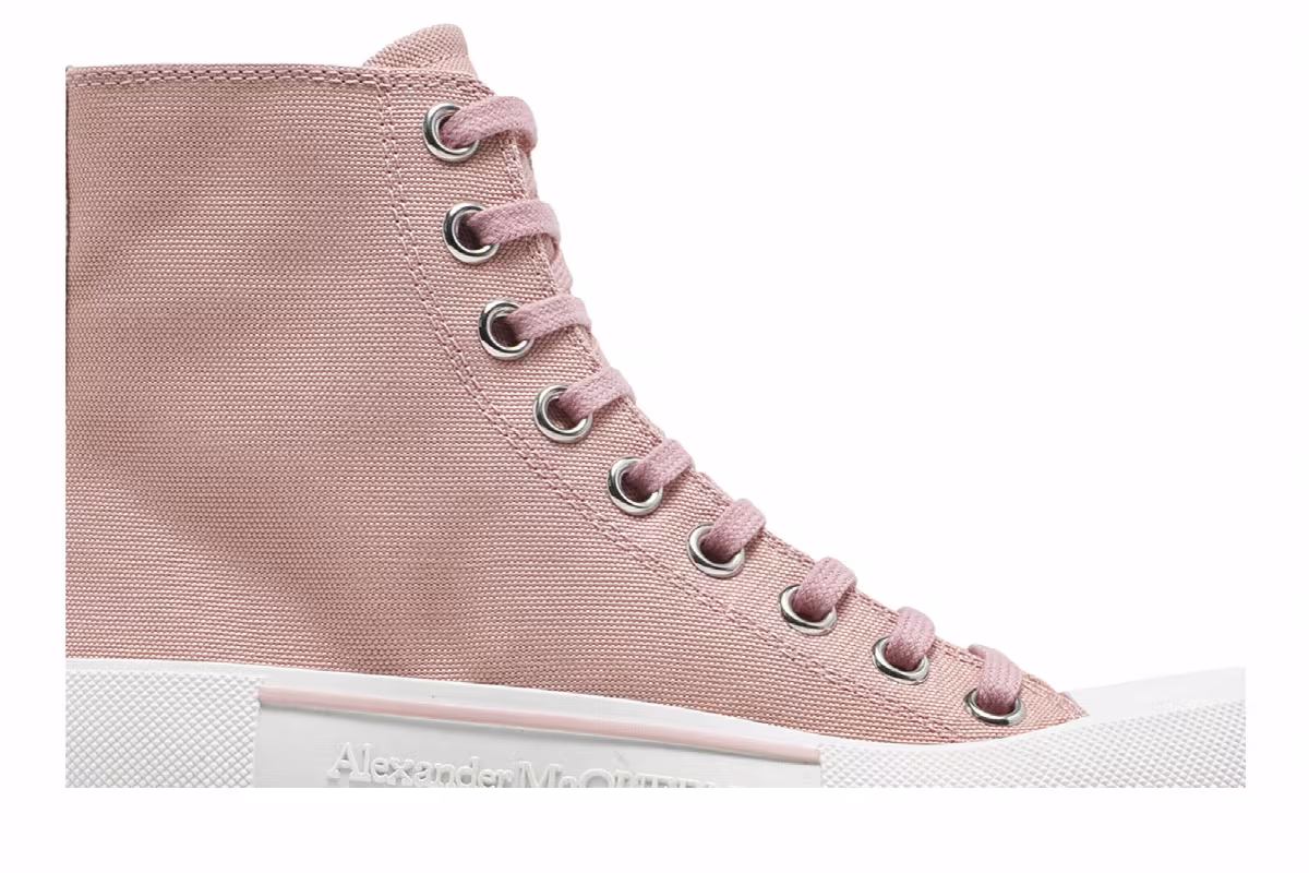 Alexander McQueen Women's Tread Slick Boots Magnolia, view 3