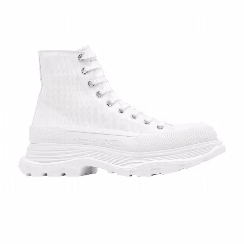 Alexander McQueen Tread Slick Boots 'White'