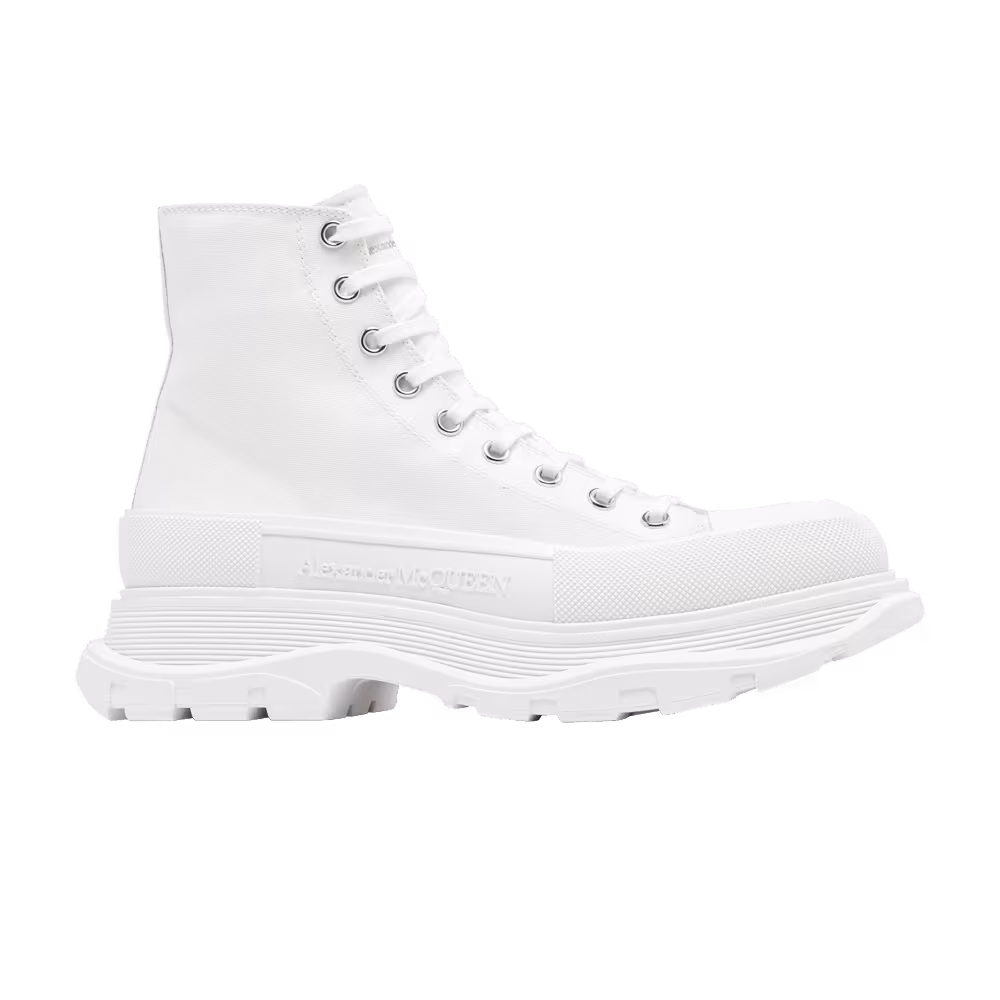 Alexander McQueen Tread Slick Boots White