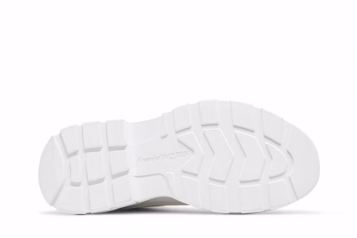 Alexander McQueen Tread Slick Boots White, view 5