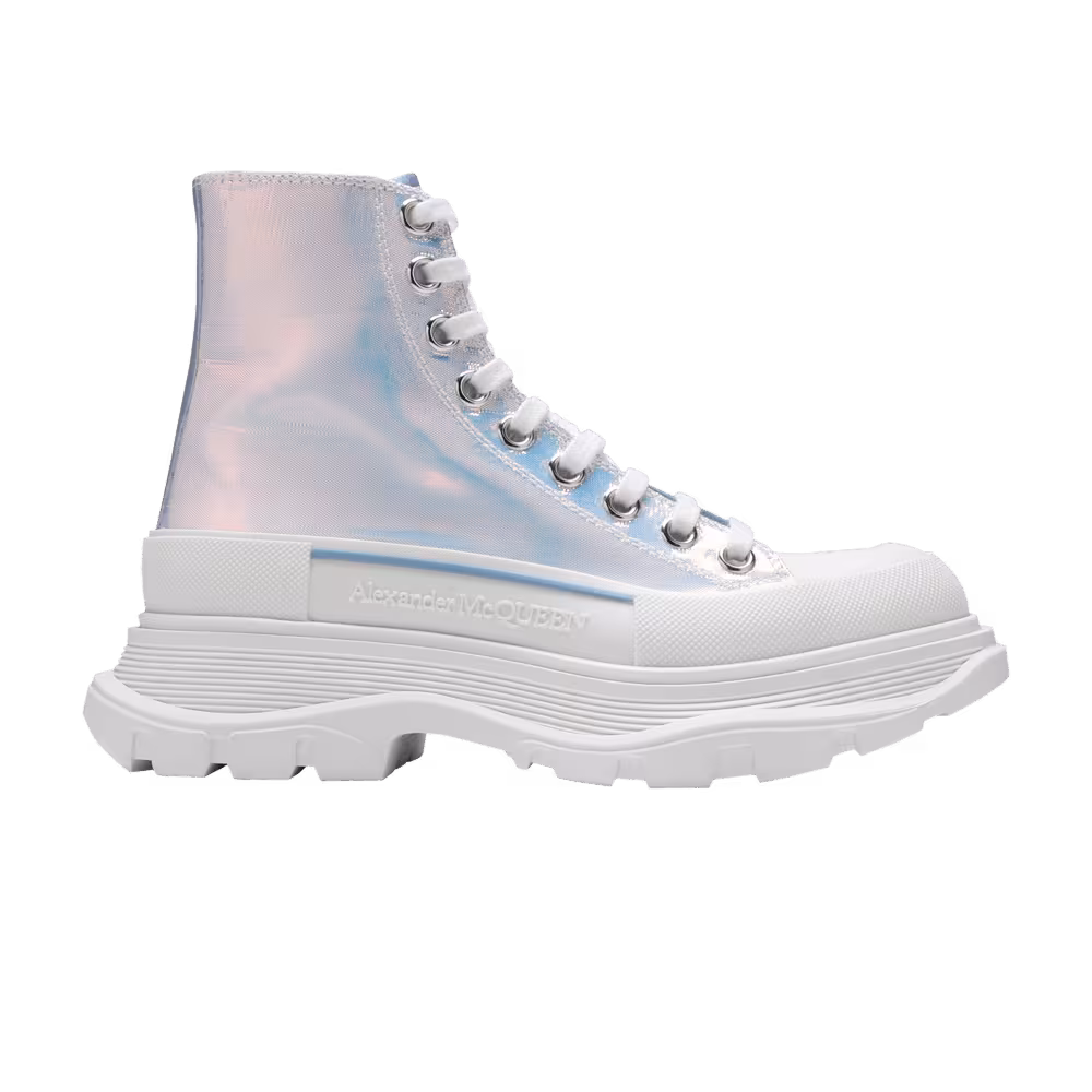 Alexander McQueen Women's Tread Slick Boots Iridescent