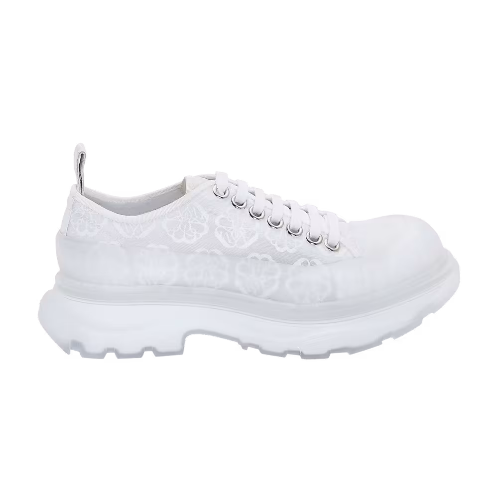 Alexander McQueen Women's Tread Slick White Transparent