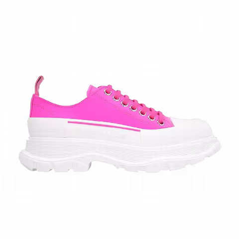 Alexander McQueen Wmns Tread Slick Lace Up 'Fuchsia'