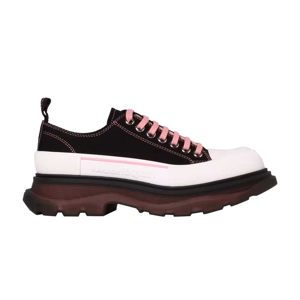 Alexander McQueen Tread Slick Black Blossom Pink